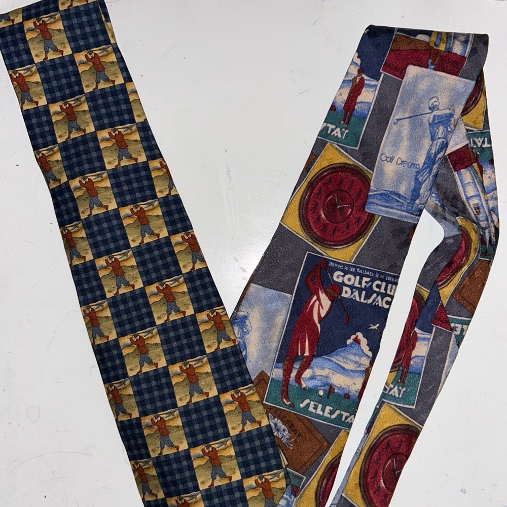 Men’s Golf Print Ties